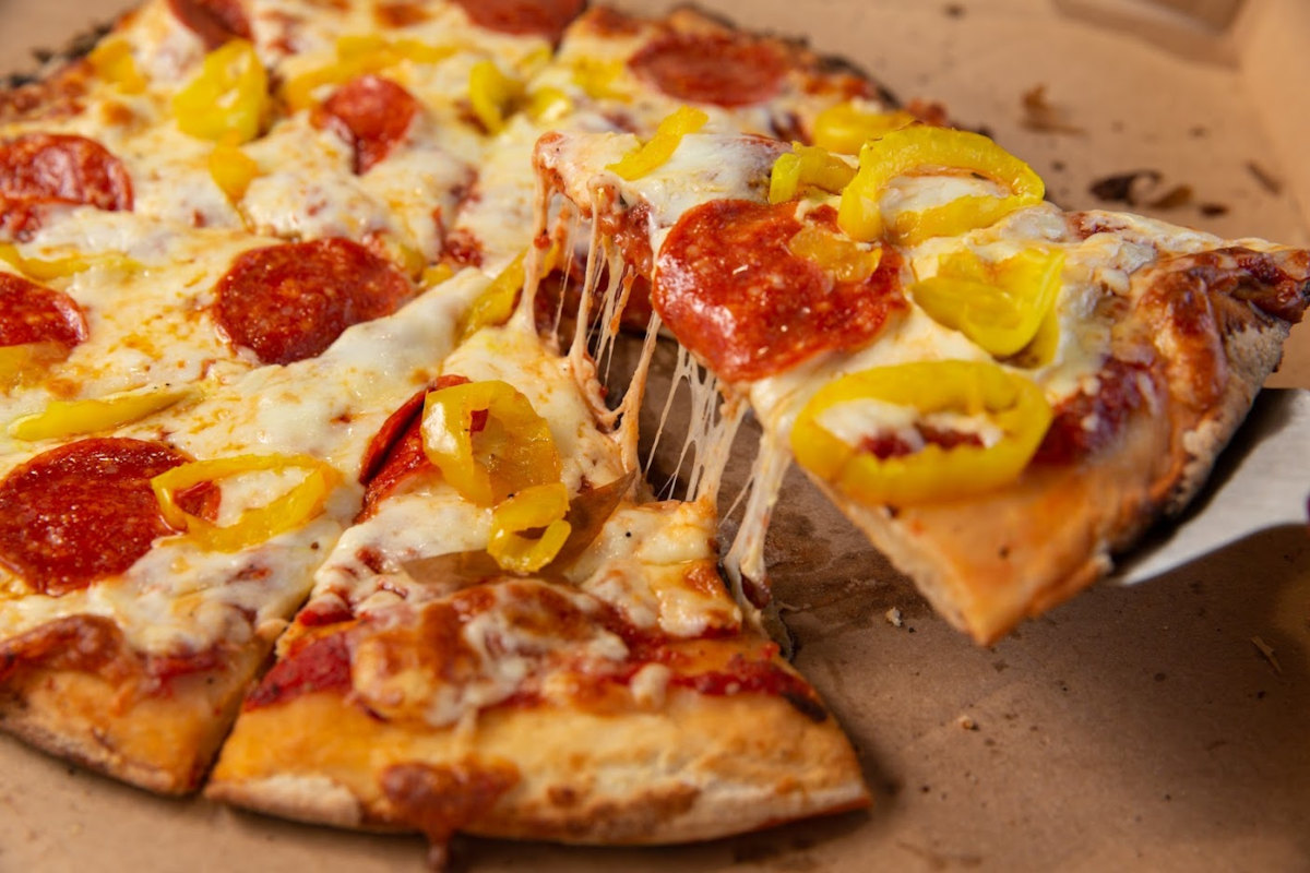 Sliced pizza